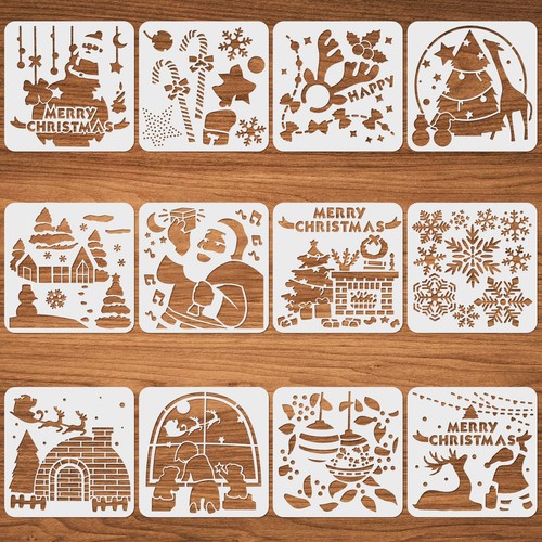 Pezzi natale stencil - pezzi,