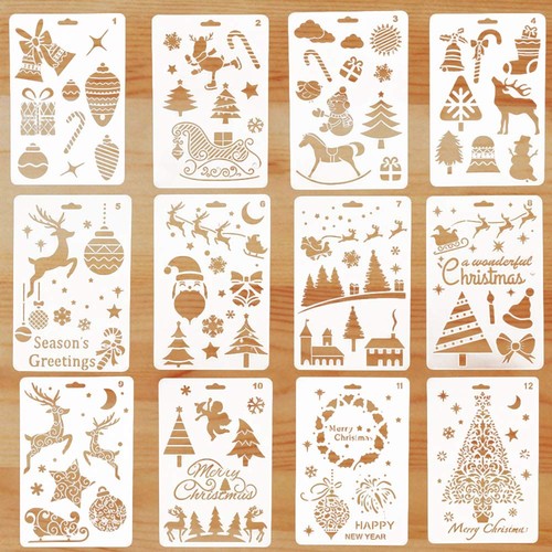 Natale stencil per bambini - stencil,