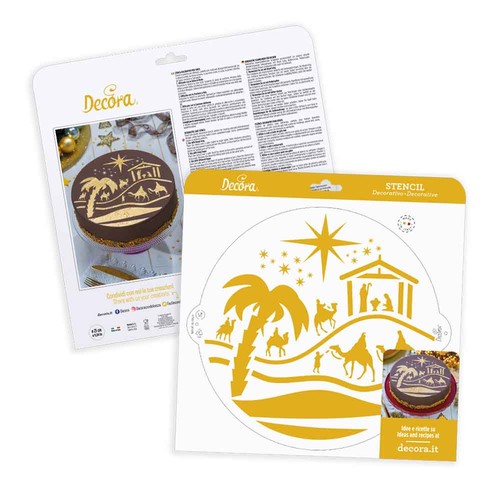 Stencil per torte - , paesaggio