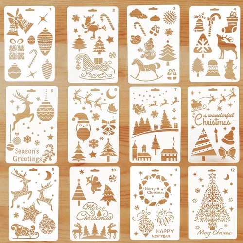 Natale stencil per bambini - natale,
