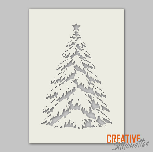 Stencil per albero natale - per,