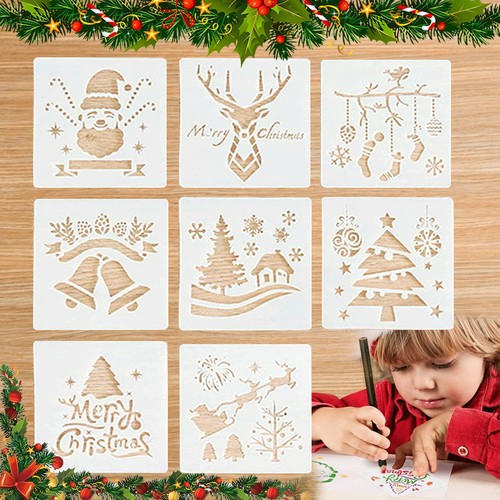 Pezzi modello stencil natale - pezzi,