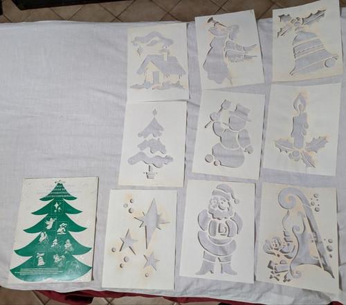 Christmas stencil natale - 9,