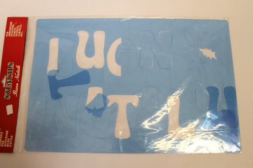 Stencil natalizio buon - stencil,