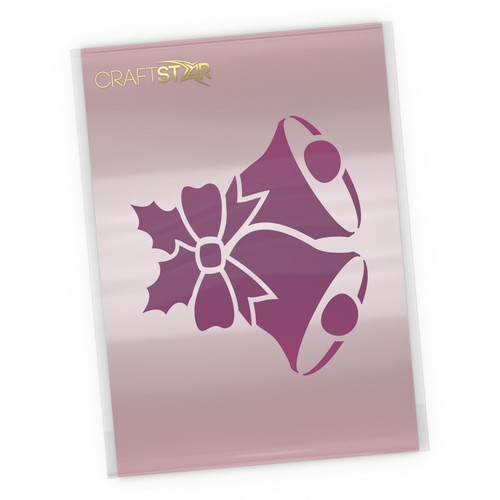 Stencil campane natale - stencil,