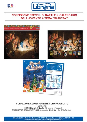 Stencil natale con - stencil,