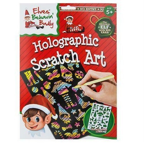 Natale olografico scratch art - natale,