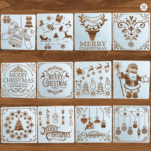 Set 12x stencil artigianali - 12x,