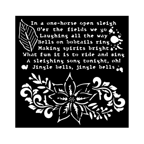 Stencil media 18x18 - stencil,
