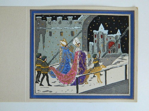 Cartolina auguri notte - cartolina, di
