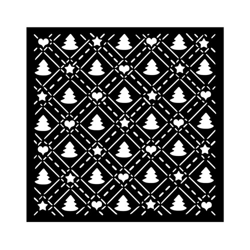 Stencil media 18x18 - stencil,