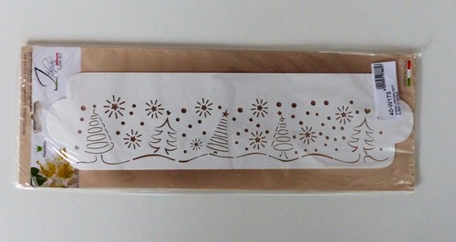 Stencil decoro rect - stencil, natale